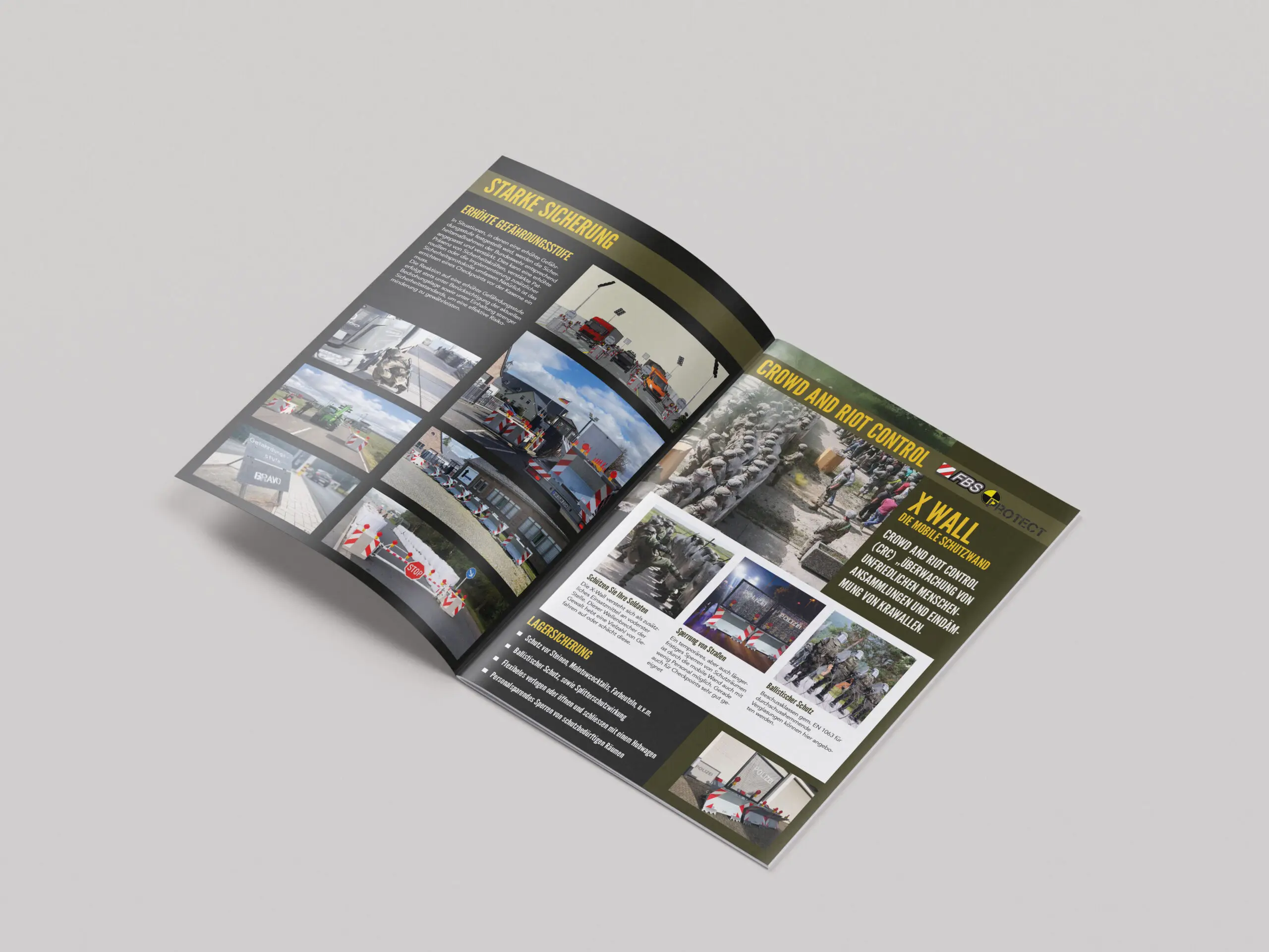 Flyer-Gestaltung für FBS Protect